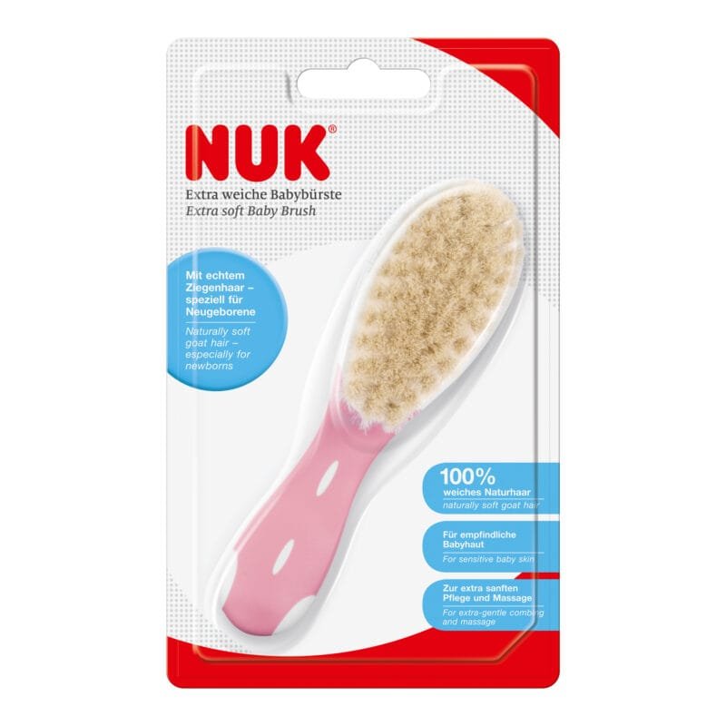 Extended background High res PACK NUK Babybrush extra soft Rose